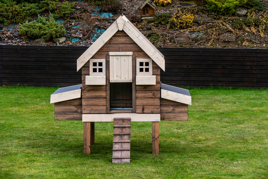 Kurnik CAMPINE - dach z blachy