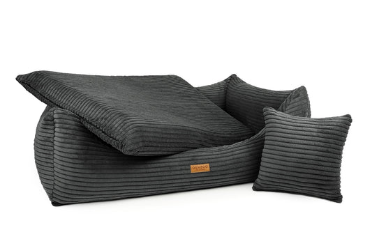 Legowisko Rimini dark grey