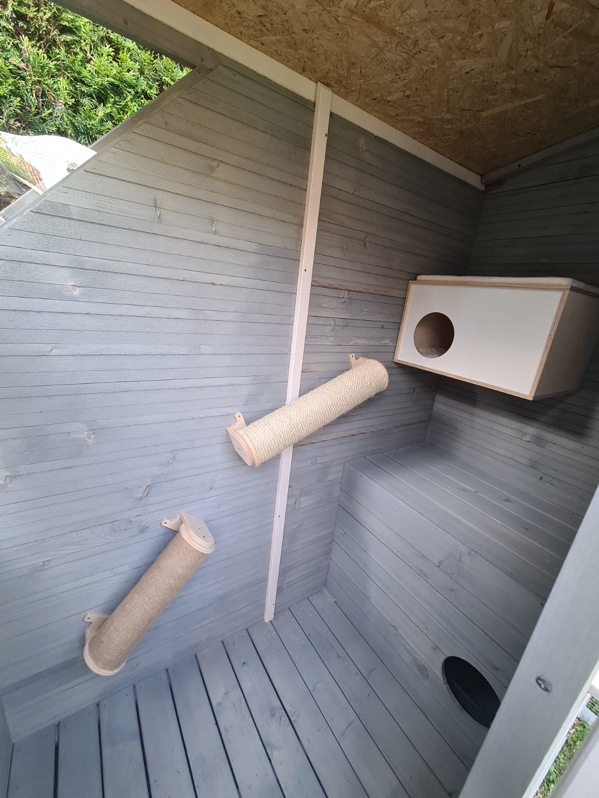 Domek Ogrodowy z wybiegiem dla Kota