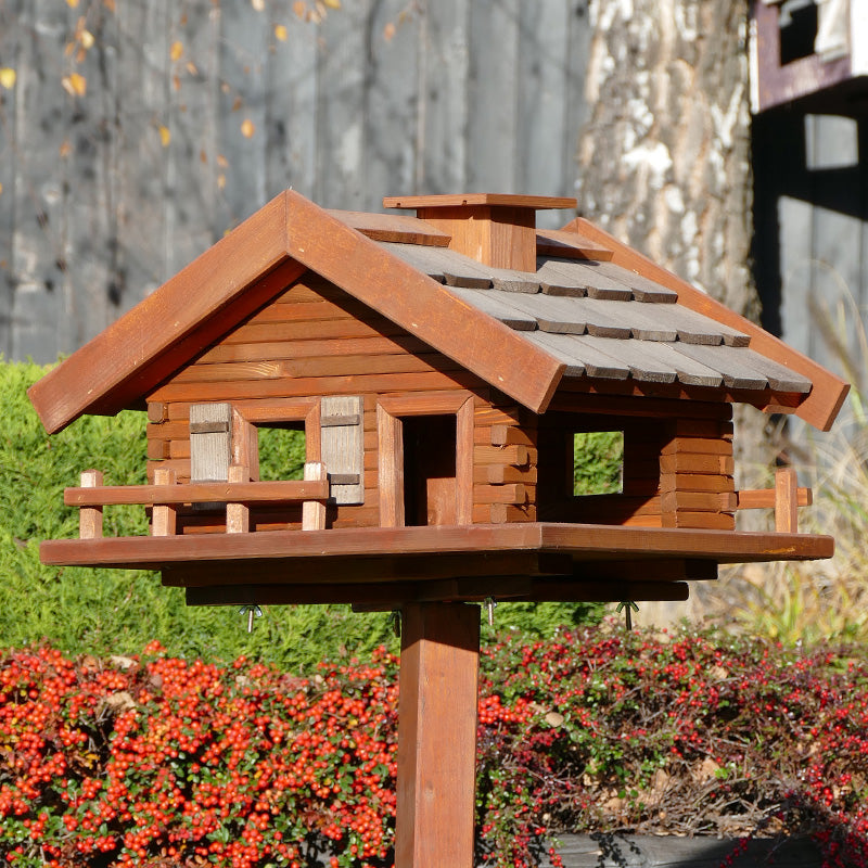 Karmnik Swiss House z nogą