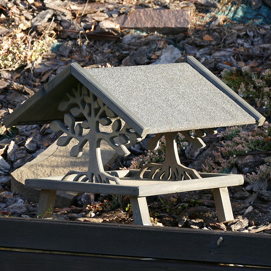 Karmnik Wooder z nogą