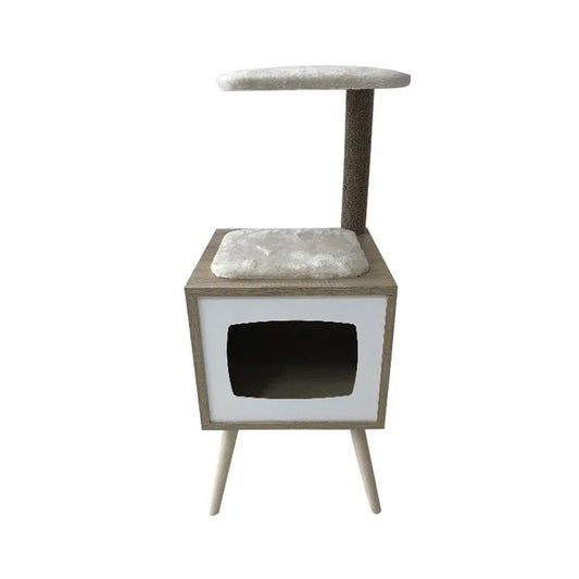 Drapak z domkiem dla kota Lucy II