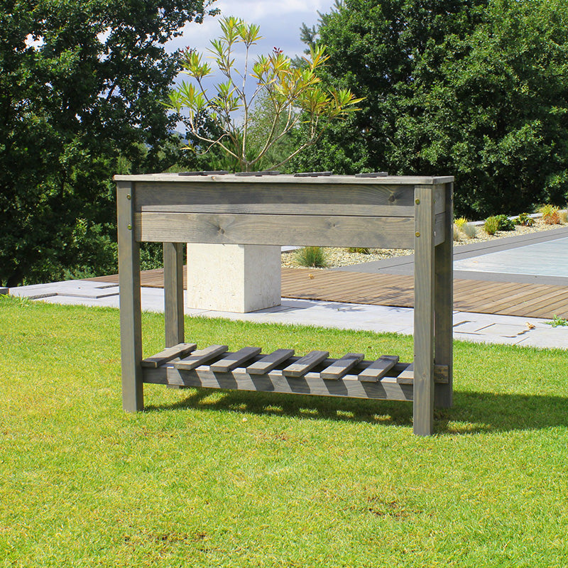 Stolik do prac ogrodowych / Szary