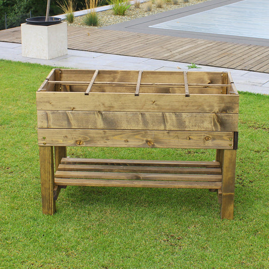 Stolik do prac ogrodowych / Brązowy