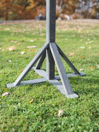 Karmnik Wooder z nogą