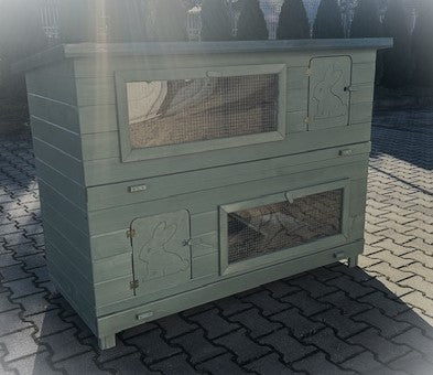 Klatka dla królika Double Bunny ocieplona