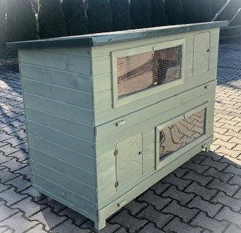 Klatka dla królika Double Bunny ocieplona