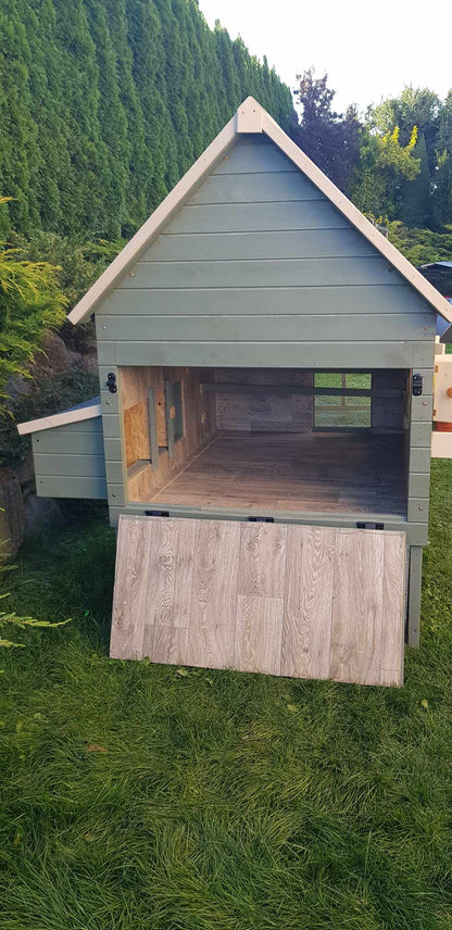 Kurnik GABI XXL ocieplony (12-16 kur) - środek linoleum