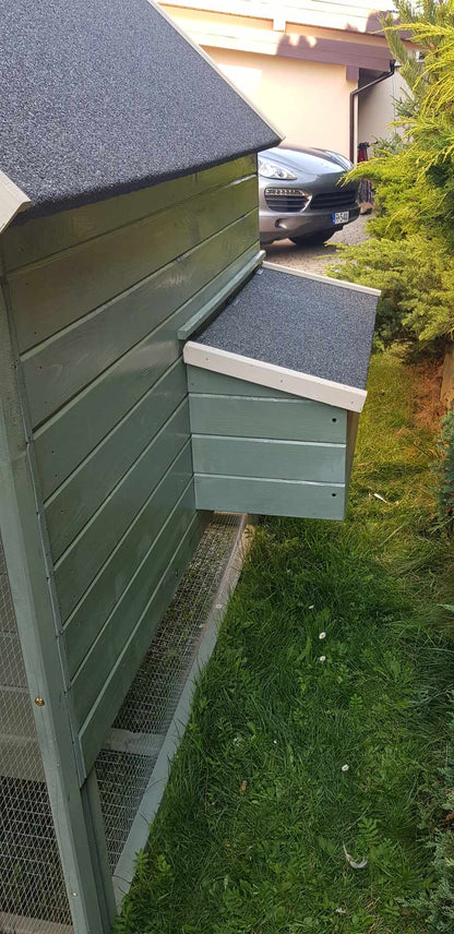Kurnik GABI XXL ocieplony (12-16 kur) - środek linoleum